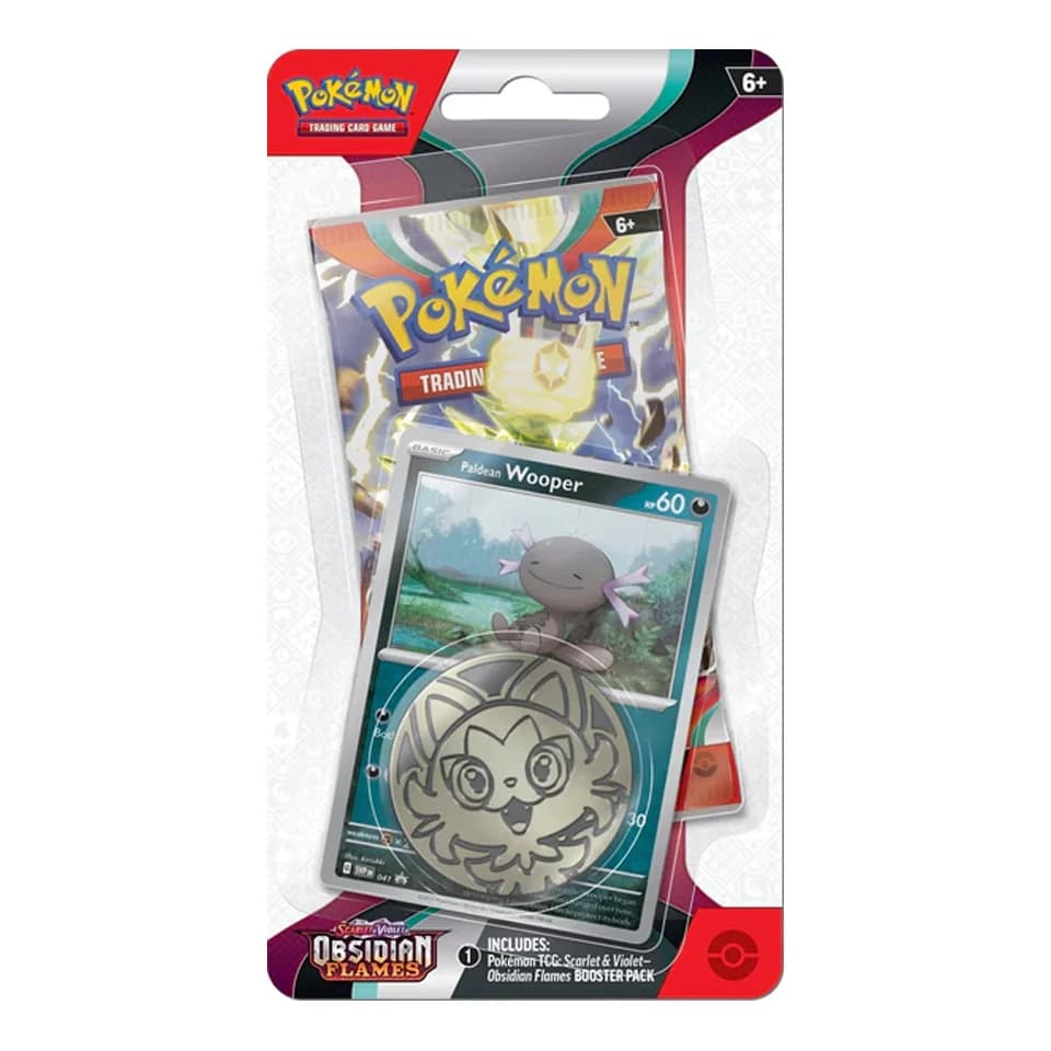 Obsidian Flammen: Paldean Wooper 1er-Blister