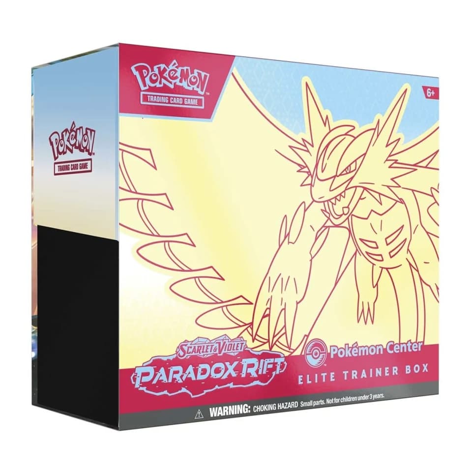 Paradoxrift Roaring Moon Pokémon Center Top-Trainer-Box