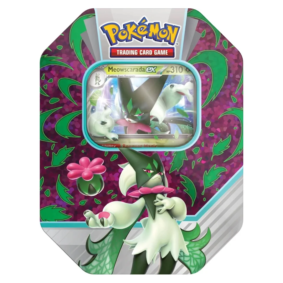 Paldea Partners Tins: Meowscarada ex Tin
