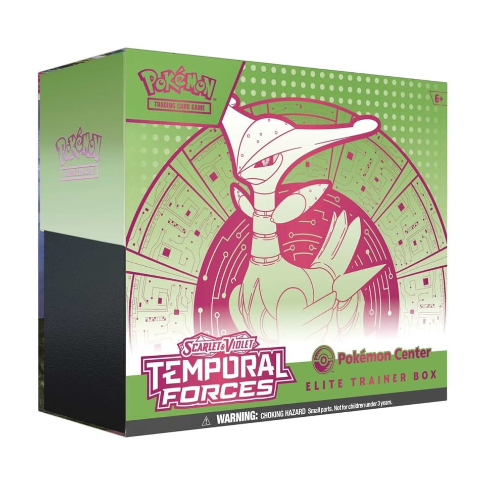 Gewalten der Zeit Iron Leaves Pokémon Center Top-Trainer-Box