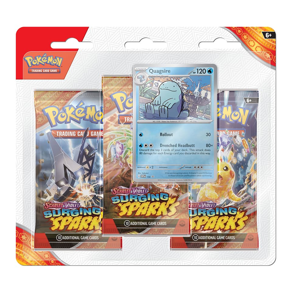 Stürmische Funken: Quagsire 3er-Blister