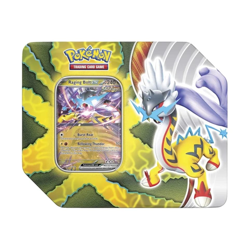 Paradox Destinies Tins: Raging Bolt ex Tin (US Version)