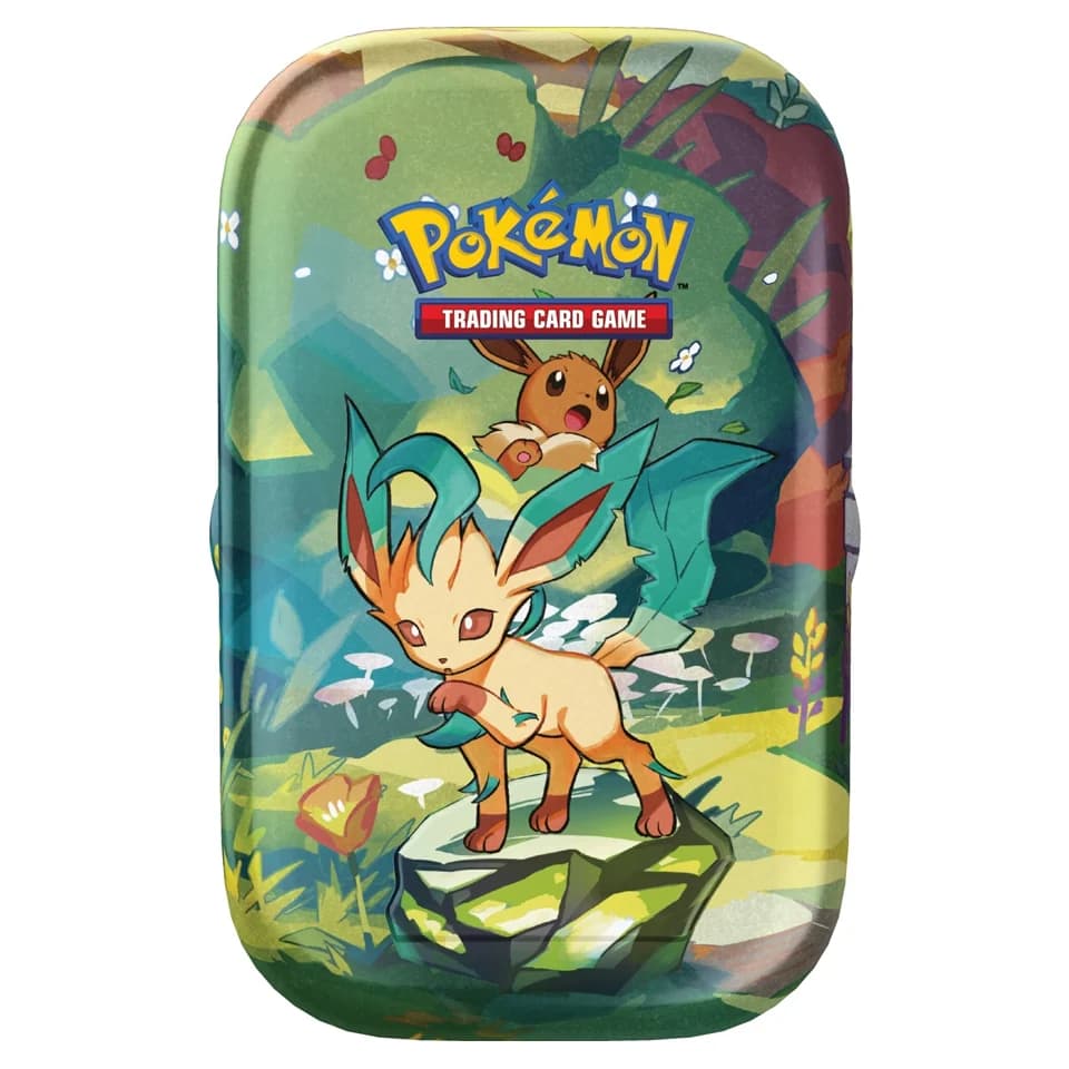 Prismatische Entwicklungen: Leafeon Mini-Tin