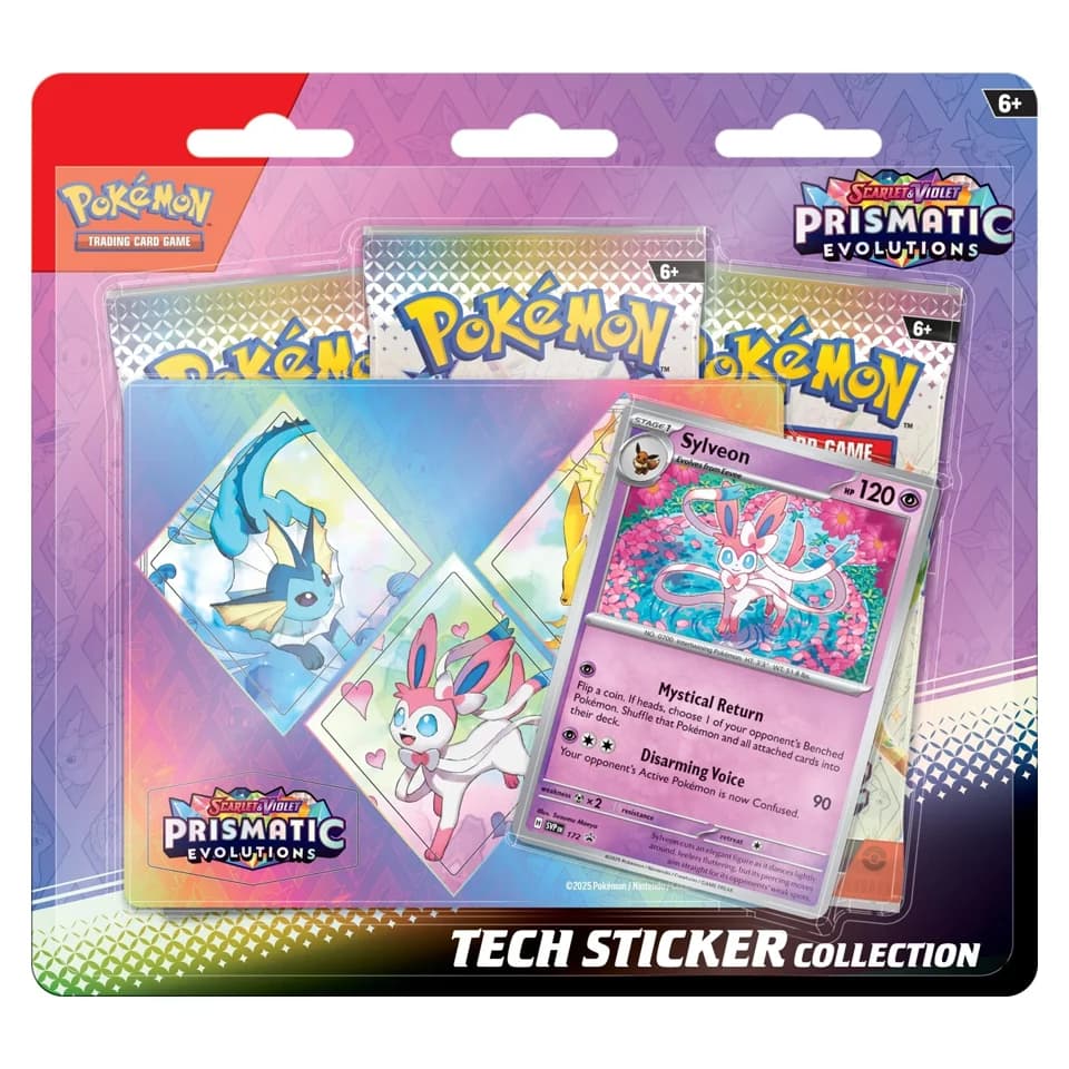 Prismatische Entwicklungen: Sylveon Tech-Sticker-Kollektion