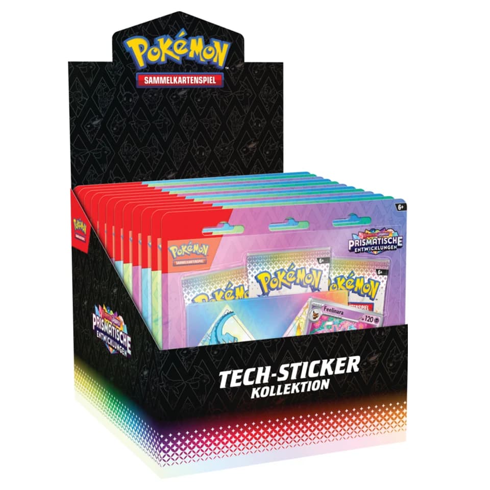 Prismatische Entwicklungen: Tech-Sticker-Kollektion Display