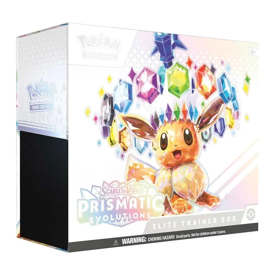 Prismatische Entwicklungen Pokémon Center Top-Trainer-Box