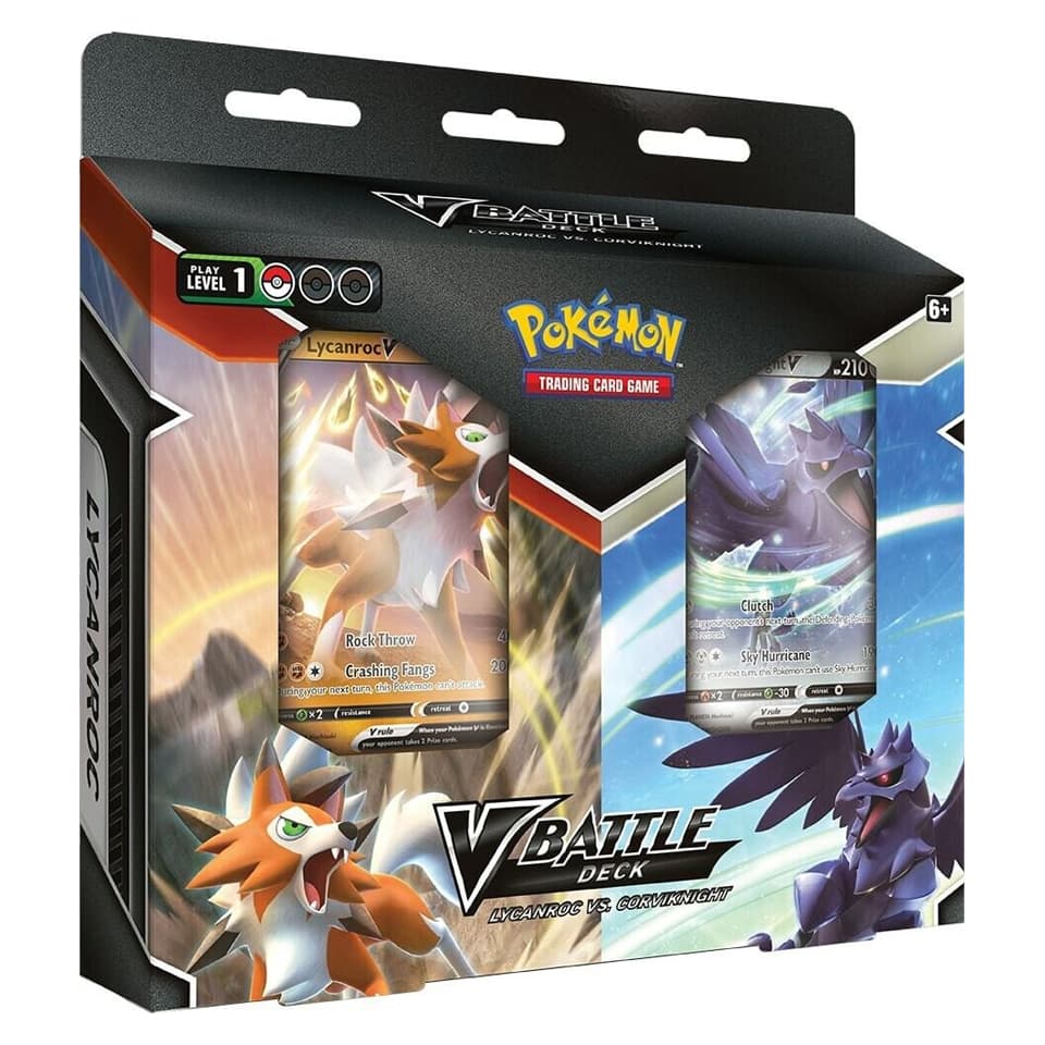 Lycanroc vs Corviknight V Kampfdeck