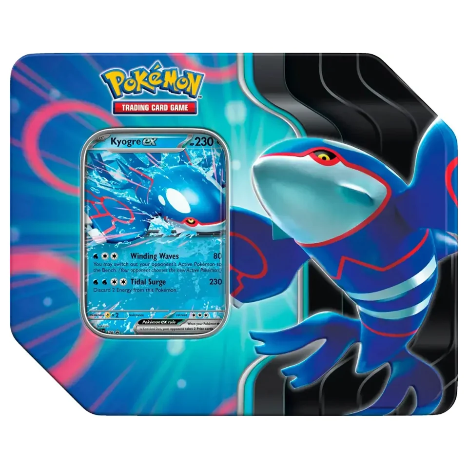 Azure Legends Tins: Kyogre ex Tin (US Version)
