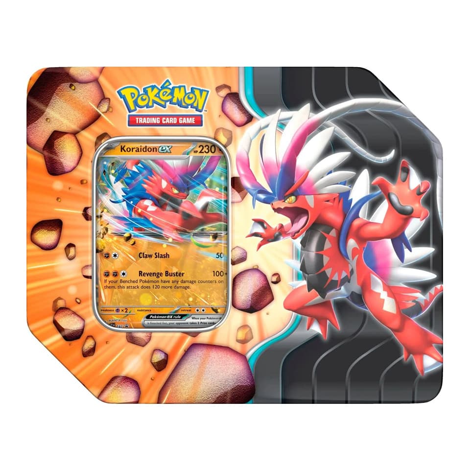 Slashing Legends Tins: Koraidon ex Tin (US Version)