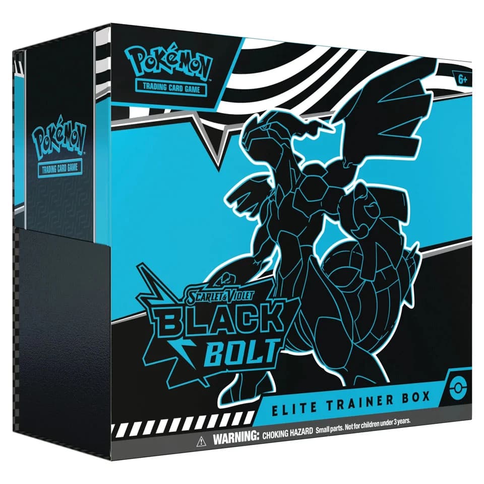 Schwarze Blitze Top-Trainer-Box