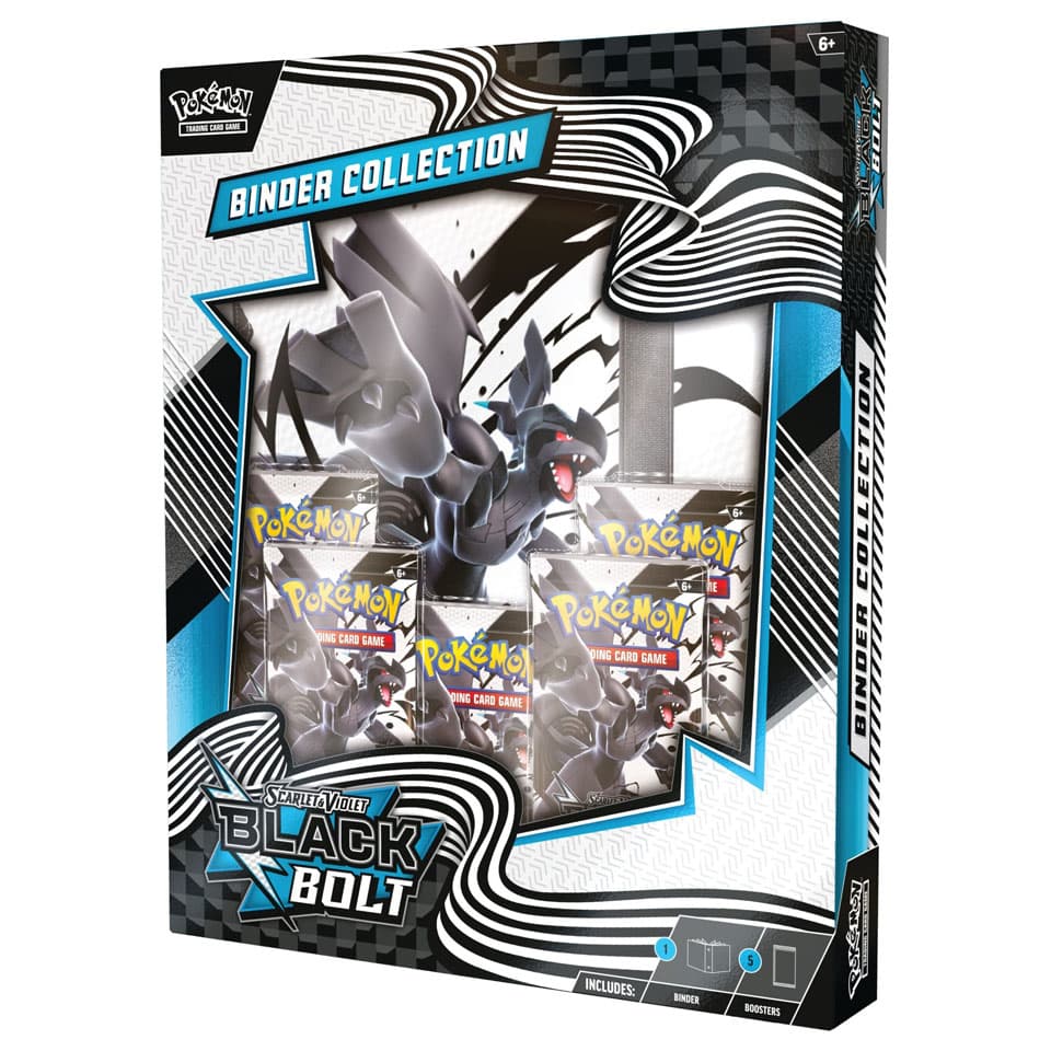 Schwarze Blitze Sammelordner-Kollektion