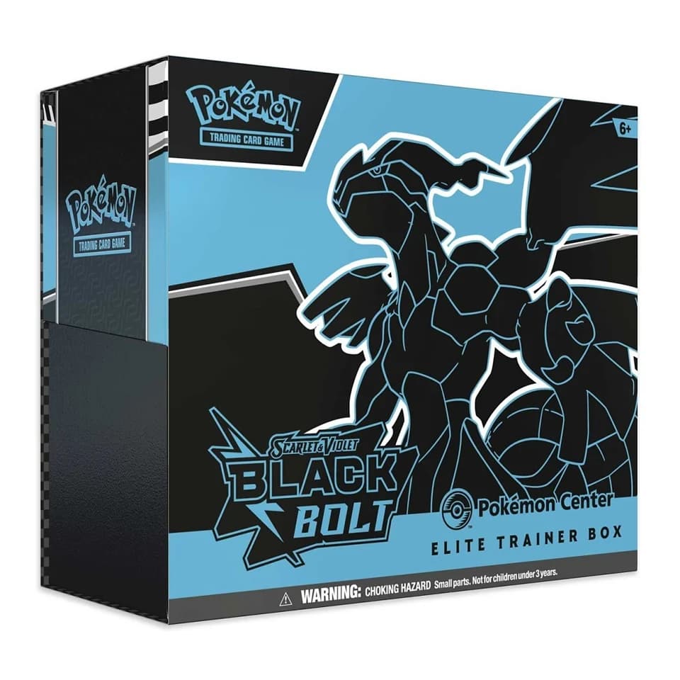 Schwarze Blitze Pokémon Center Top-Trainer-Box