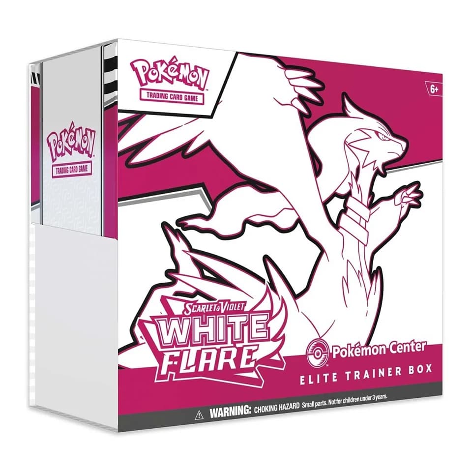 Weiße Flammen Pokémon Center Top-Trainer-Box