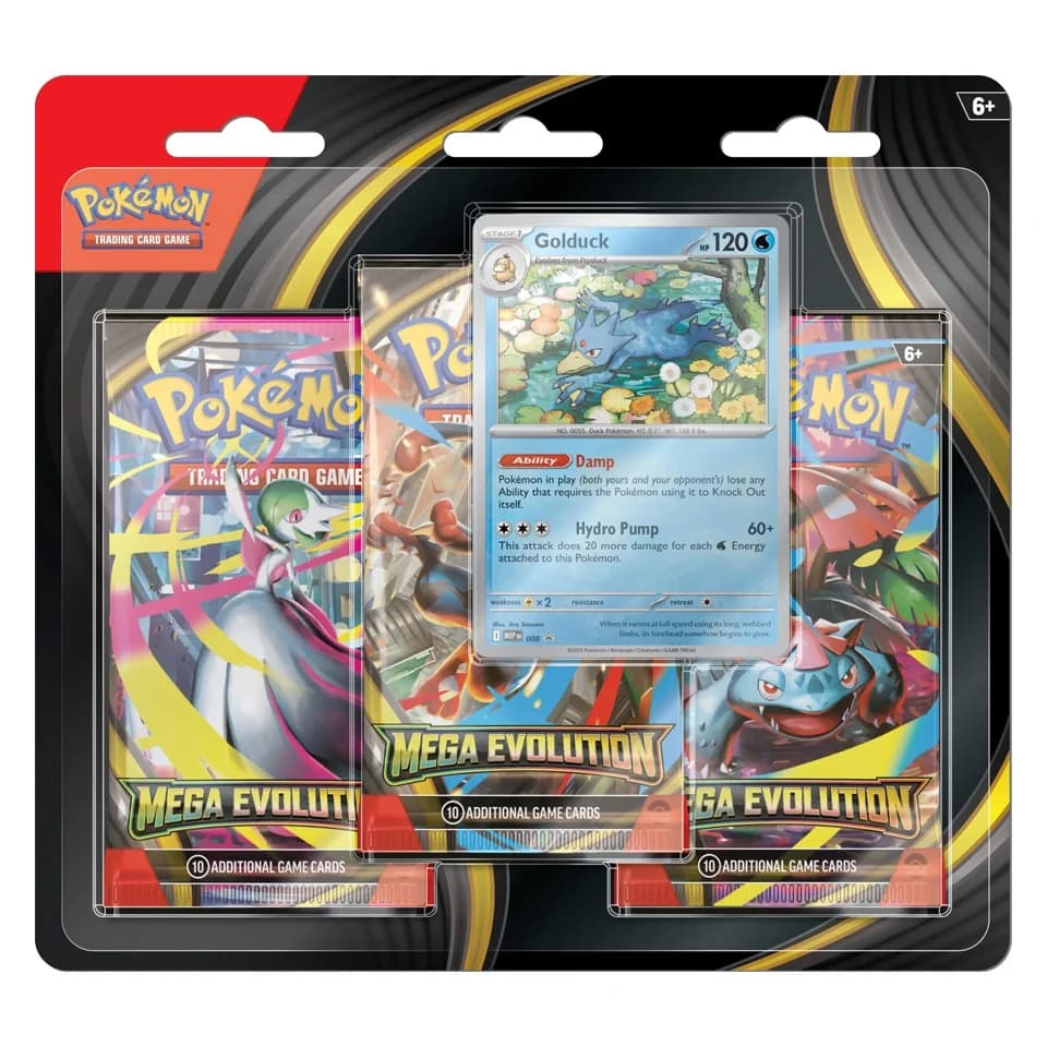 Mega-Entwicklung: Golduck 3er-Blister