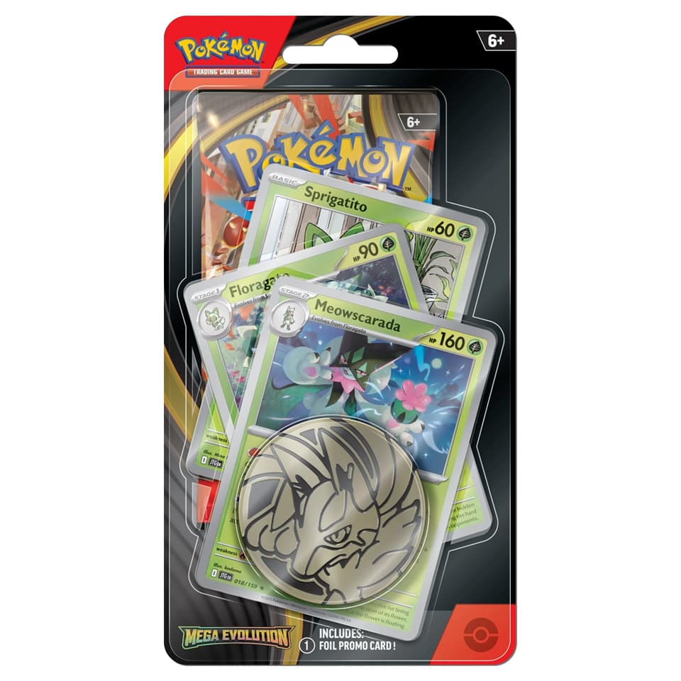 Mega-Entwicklung: Meowscarada Premium-Checklane-Blister
