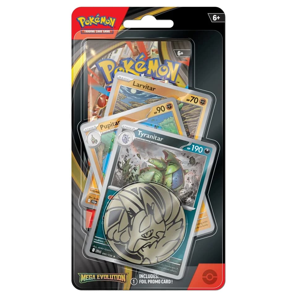 Mega-Entwicklung: Tyranitar Premium-Checklane-Blister