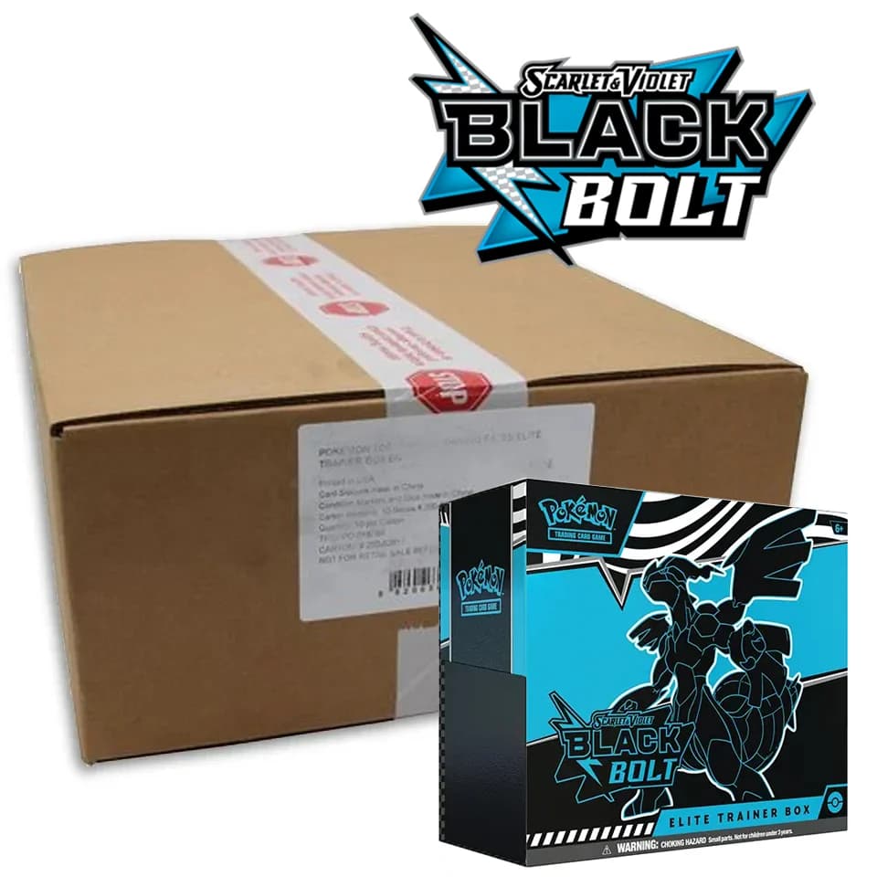 Schwarze Blitze 10 Top-Trainer-Box Case