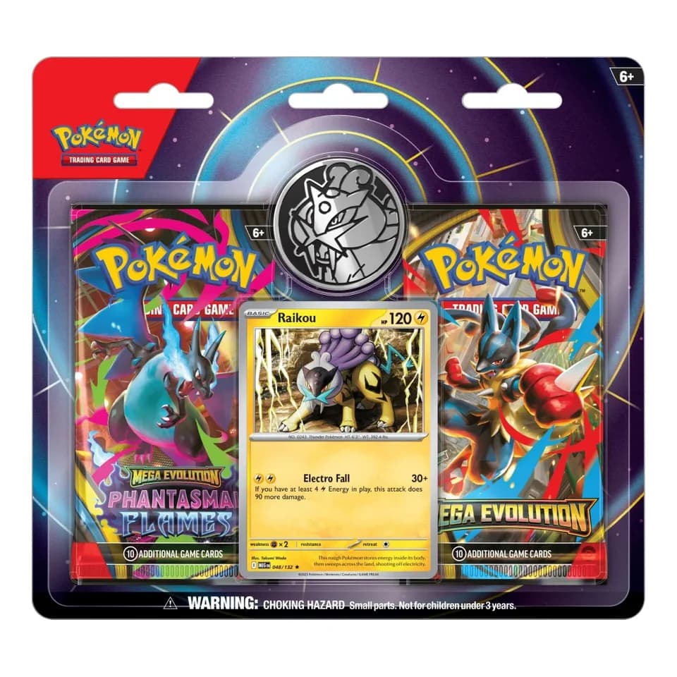 Mega Evolution Products: Raikou 2er-Blister Version 2