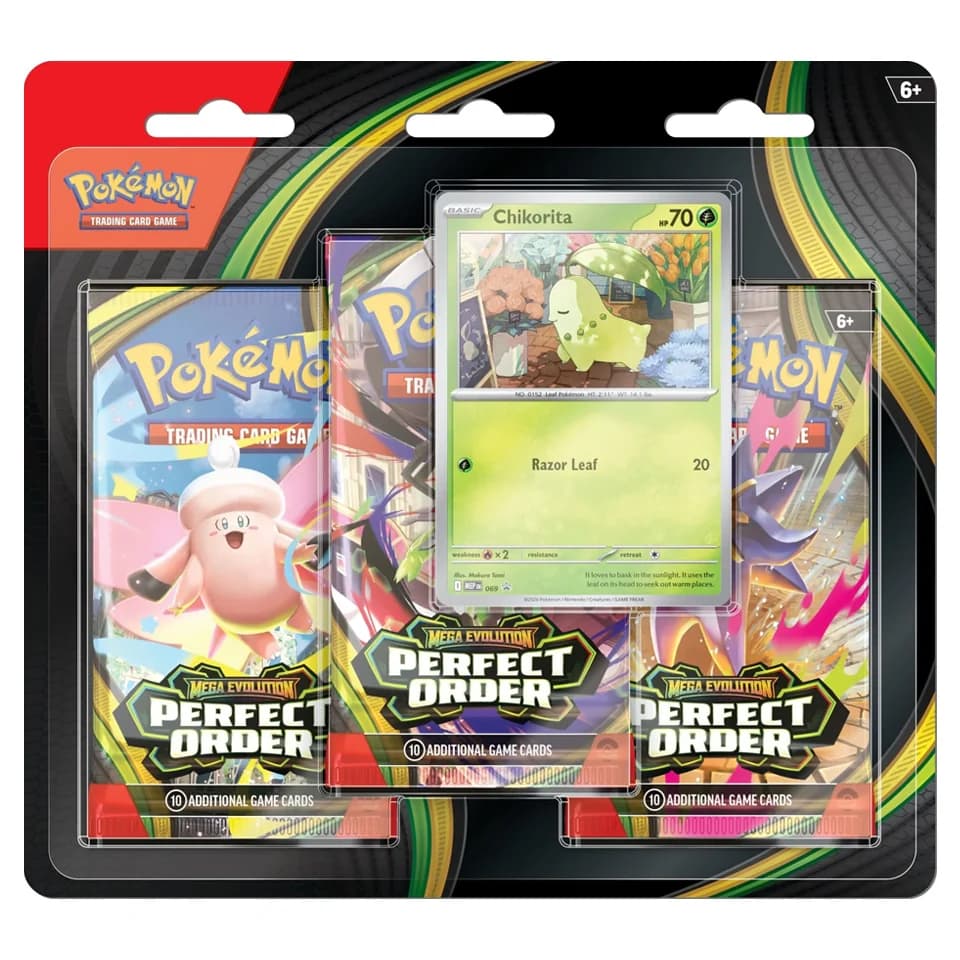 Optimale Ordnung: Chikorita 3er-Blister