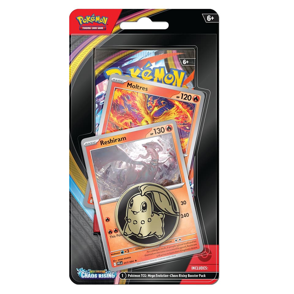 Wachsendes Chaos: Reshiram Premium-Checklane-Blister