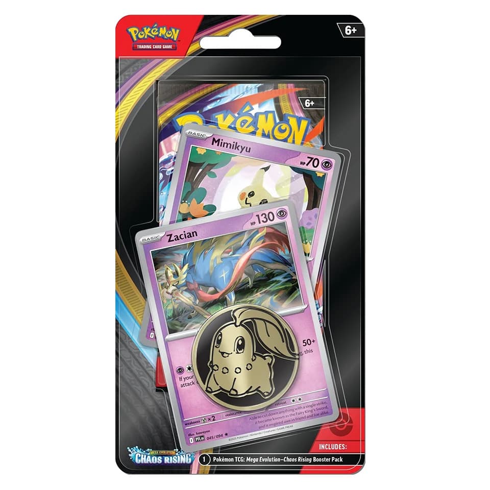 Wachsendes Chaos: Zacian Premium-Checklane-Blister