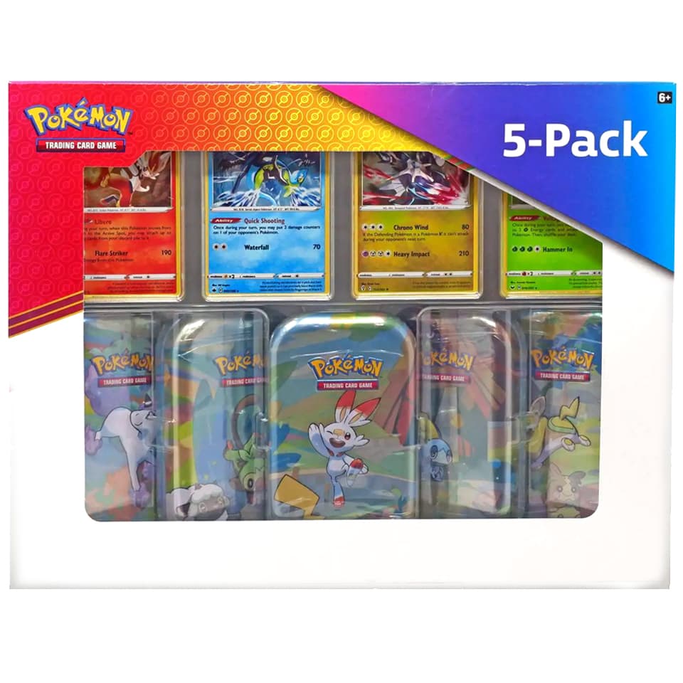 Costco Scarlet & Violet 5-Pack Mini-Tins - Galar Pals