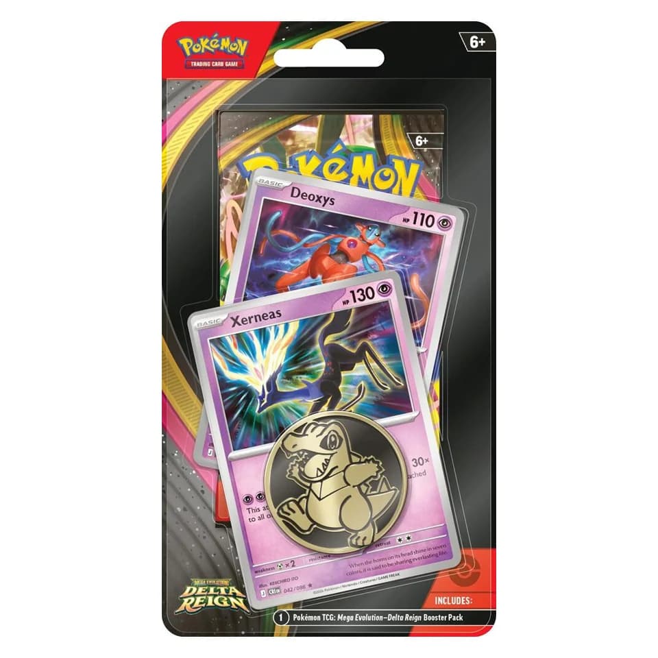 Delta Reign: Xerneas & Deoxys Premium-Checklane-Blister